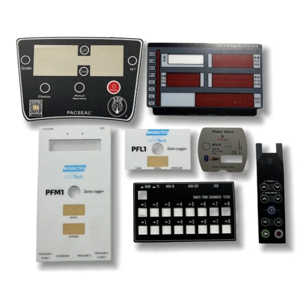 Custom PET PC Membrane Control Panels with Scratch Resistant Surface and OEM Service for Home Appliances and Industrial Use