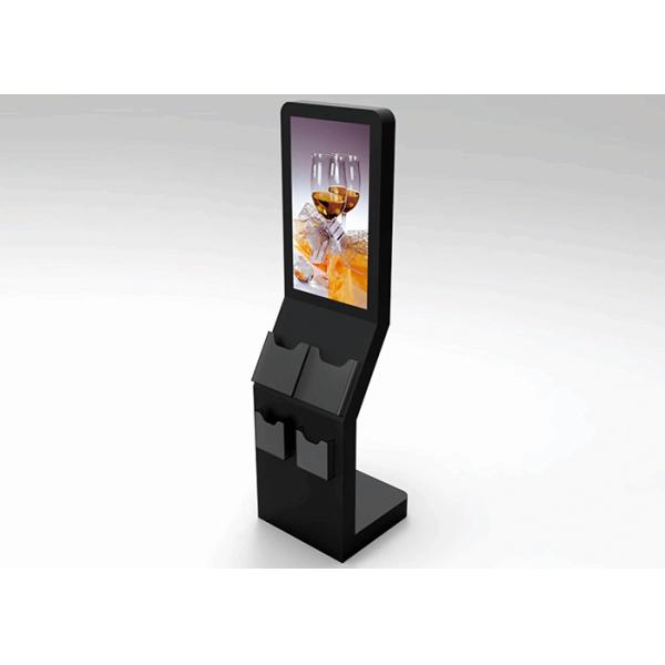 13.3'' PCAP Touch Screen Information Kiosk Android OS With Brochure Shelf