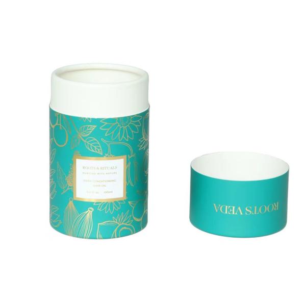 Eco Friendly Essential Oil Paper Tube Packaging Customized Logo Accepted