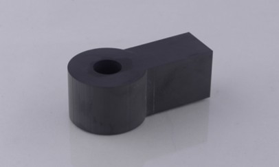Silicon Nitride Ceramic Bracket For High-Temperature Furnaces — Features Cylindrical Base And Square Boss To Prevent Rotation