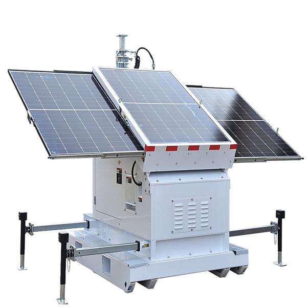 Construction Light Towers LED Light Tower Infrastructure Support Mobile Solar Light Tower