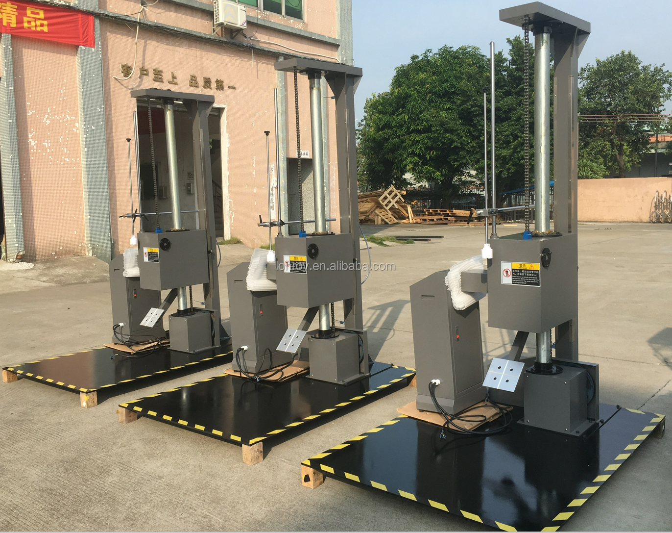 ISO 2248 JIS Z0202 Single Arm Package Free Fall Drop Impact Testing Machine Packaged Free Fall Impact Tester Film Film T