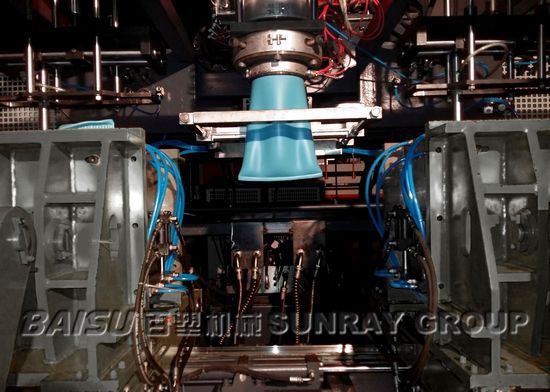 8 Liter Plastic Bucket Making Machine , Electric Control Hdpe Blowing Machine SRB80D-1