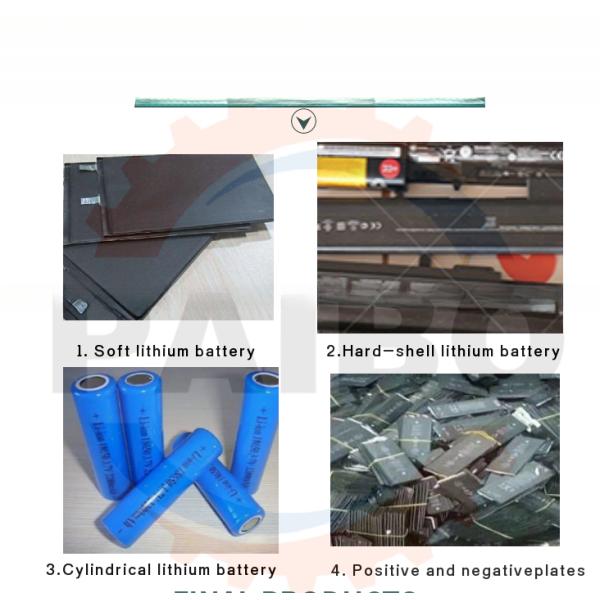 Advanced Battery Cathode Flake Crusher Sorting Plant for Recycling Lithium Batteries