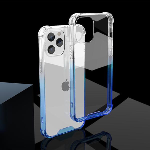 TPU Acrylic Protective Hybrid Shockproof Hard Case Scratch Resistant Gradient Color