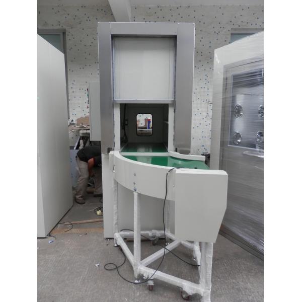 PLC Control System Clean Room Pass Thru Compact With Conveyor Line