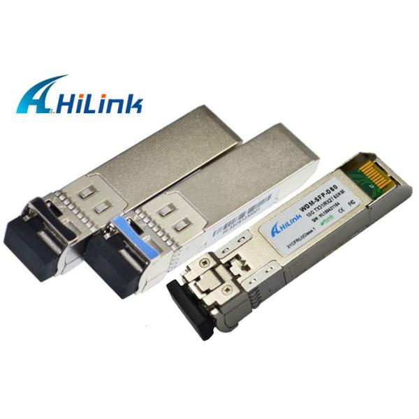 60km SFP+ Bidirectional Fiber Optic Transceiver Module CE RoHS Certification