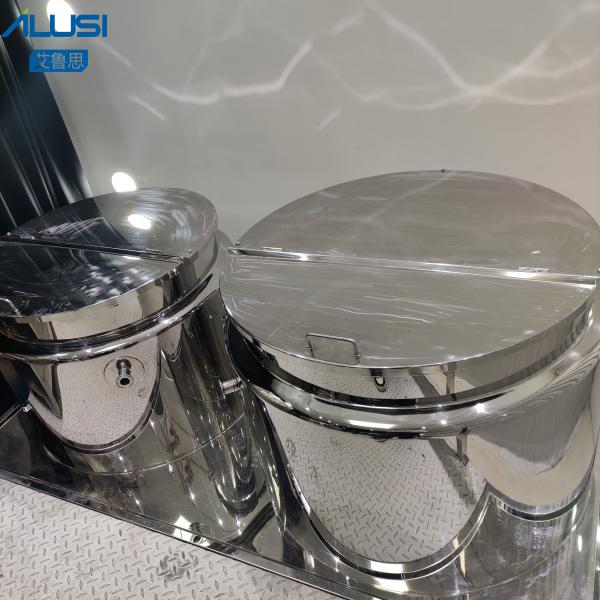 Two Way 500L Vacuum Emulsifying Mixer Machine Steam Heating
