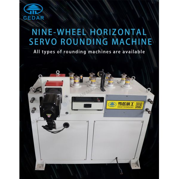 High Precision 9 Rollers Steel Pipe Rounding Machine Metal Frame Bending Machine