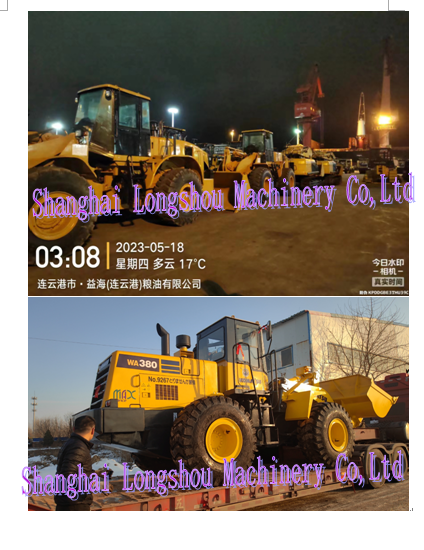Used Front Loader 92 KW Wheel Loader Original 955F Second Hand Loader