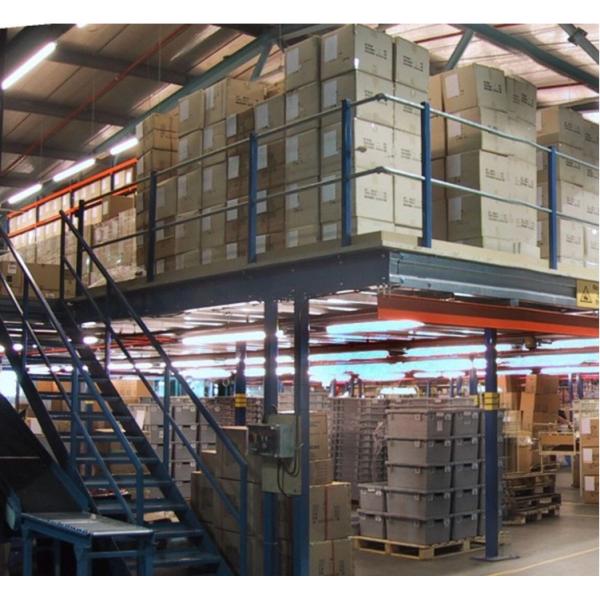 Multi Floor Mezzanine Storage Platform , Steel Platform Construction Wind Resistance