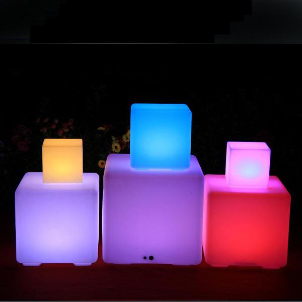 Plastic Illuminate Space LED Cube Light Perfect Lighting Solution