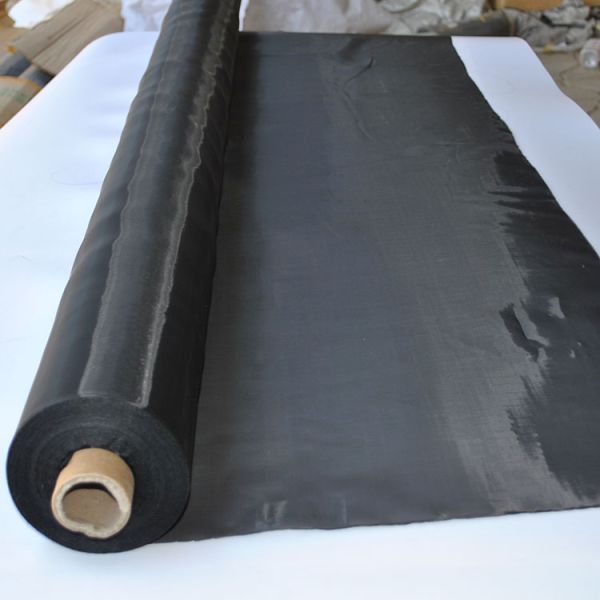 Waterproof 65 Micron Black Color Polyester Screen Mesh with Custom Width and Length