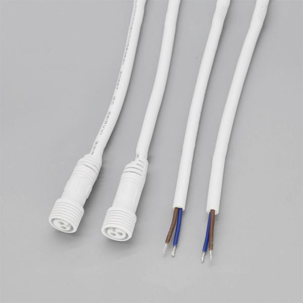 Copper Contact Waterproof 2 Core Wire For LED Light
