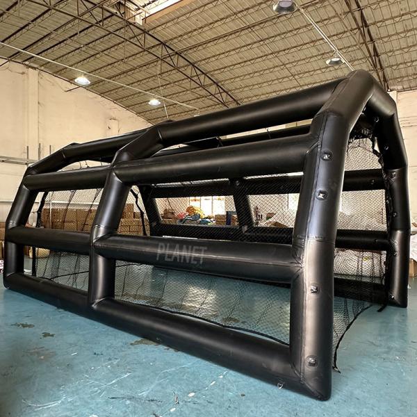 Custom Portable Inflatable Baseball Cage Net Inflatable Baseball Hitting Cage PVC Batting Cage