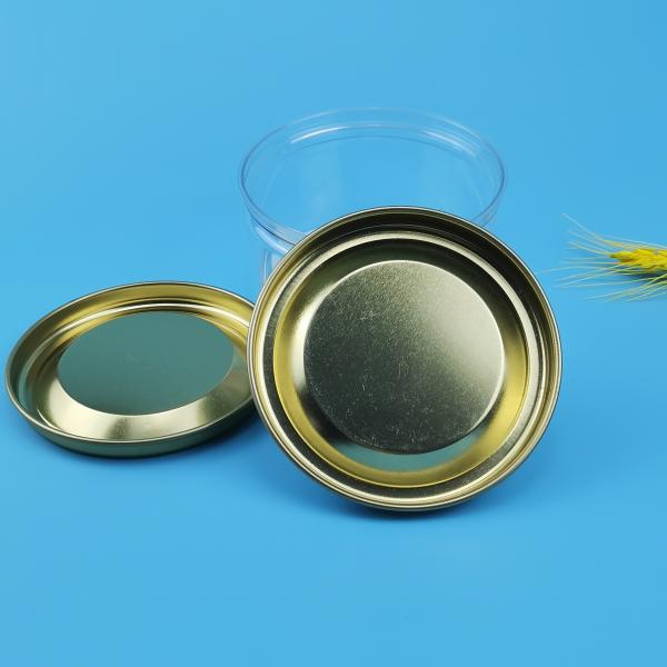 Gloss Tinplate Metal Red Wine Tube Canned Food Lid Covers