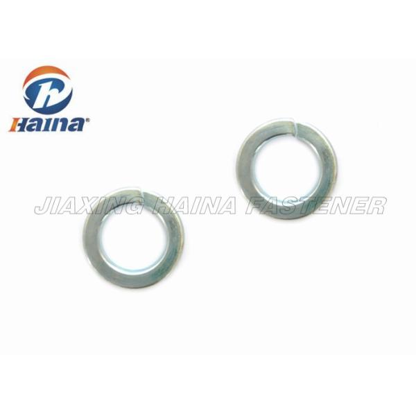 Split Spring Washer For Railway , Anti Loose Split Ring Washer With Square Ends