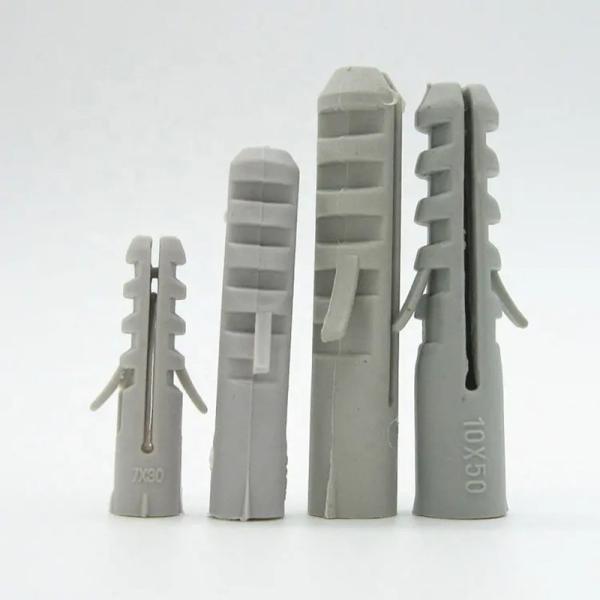 Load Capacity Nylon Expansion Heavy Duty Plastic Wall Anchors For Securing Objects