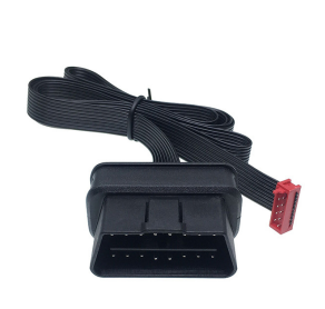 24 Inch Customizable Cable Length OBD2 Diagnostic Extension Cable for GPS Tracker Diagnosis