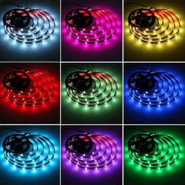 IP65 Waterproof RGB LED Strip With 24 Keys IR Controller