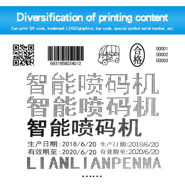 Quick Drying Ink Handheld Inkjet Printer with Multi Language Support and Printing