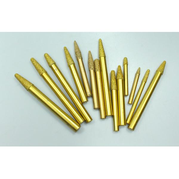 Deyi 2mm Tip CNC Diamond Tip Drag Tool Bit Vacuum Brazed