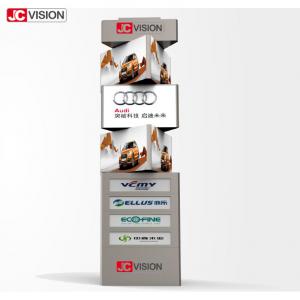 Quality JCVISION Customized Outdoor Digital Signage Display LED Rotating Tower Display for sale