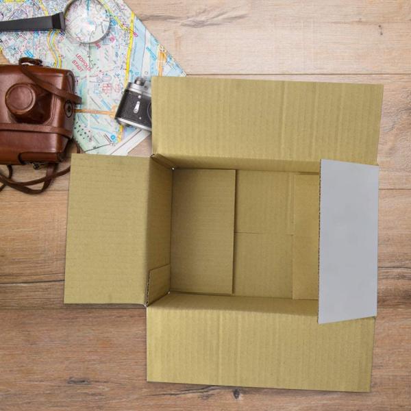 White Cardboard Mail Box Single-wall Corrugated Box