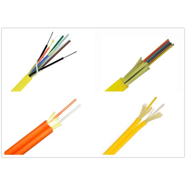 Simplex Fiber Optic Cable Outdoor Singlemode PVC Jacket For Data Communication