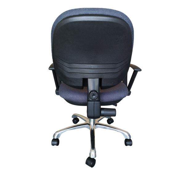 Nylon Castor Purple Cleanroom Armrest ESD Safe Chairs