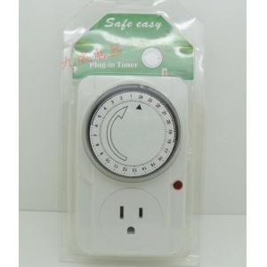 Worldwide US Plug 24 Hour Programmable Mechanical Electrical Plug Program Timer