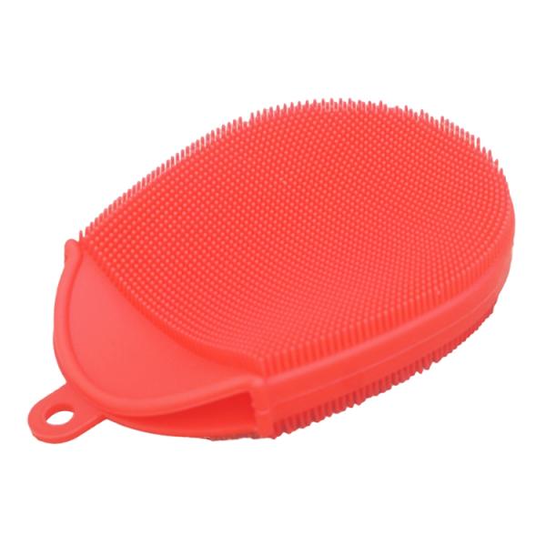 Durable Silicone Cleansing Brush , Custom Bathroom Silicone Brush Cleaner