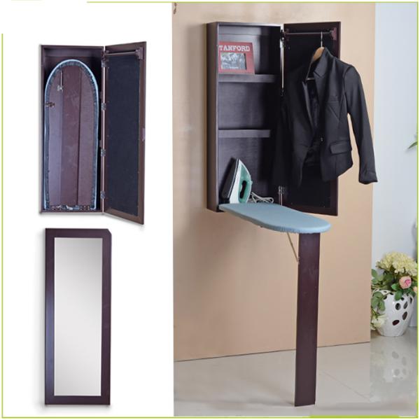 MDF Foldable Ironing Board In Cabinet
