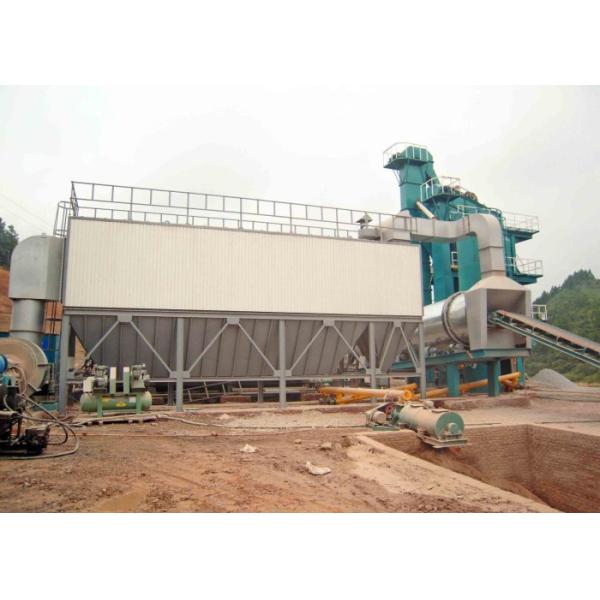 160TPH Complete Set PLC Control Bitument asphalt mix plant 50Tons Finished Storge Bin