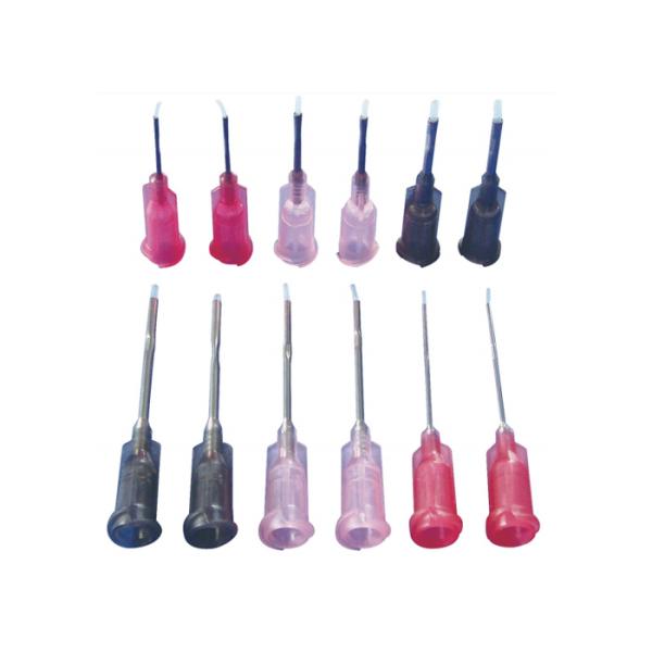 dispensing needles designed for low viscosity fluids and CA based acrylate