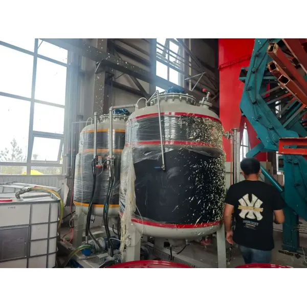 High-Efficiency Single-Screw Extruder with Automatic Vacuum Feeding for HDPE Jacket Pipe Extrusion Line