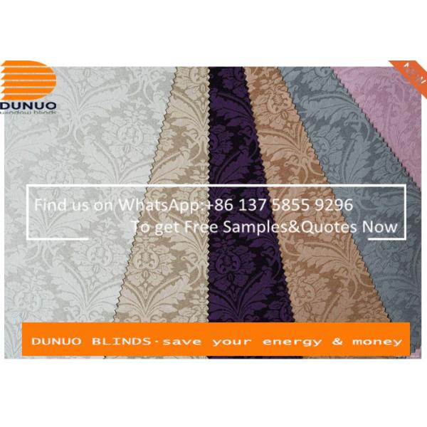 Factory direct custom economical window roller blinds jacquard roller shades
