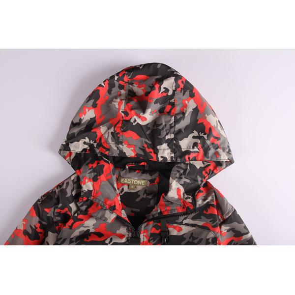 100% Polyester Junior Kids Print Jacket 4 Colors Optional