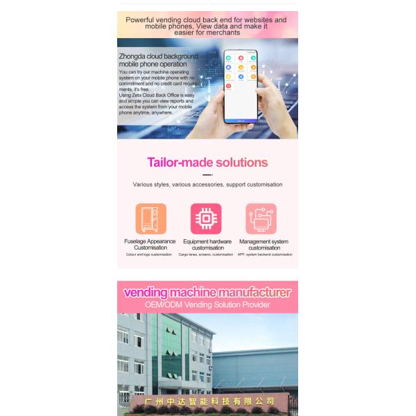 Nail Beauty Machine Coin/QR Code/Token Payment System with SDK Function for Beauty Products 1 Year Warranty