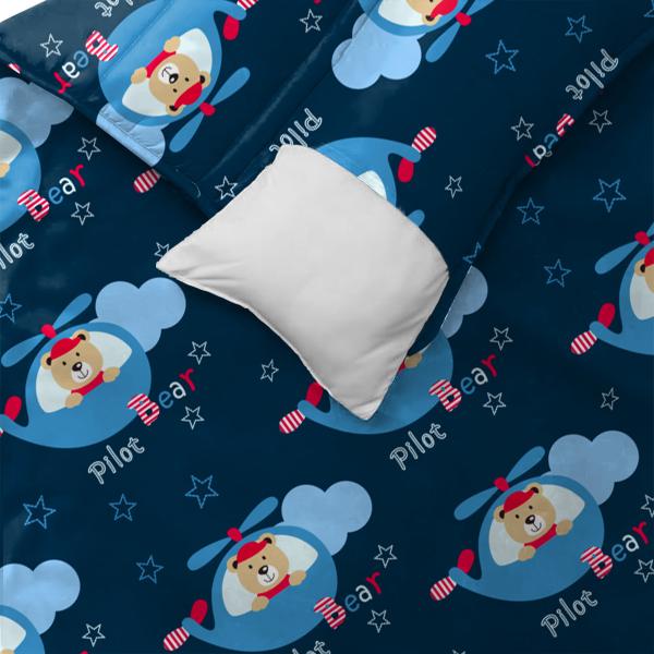 Rectangular Infant Nap Mat Customizable Roll Up Design With Removable Pillow