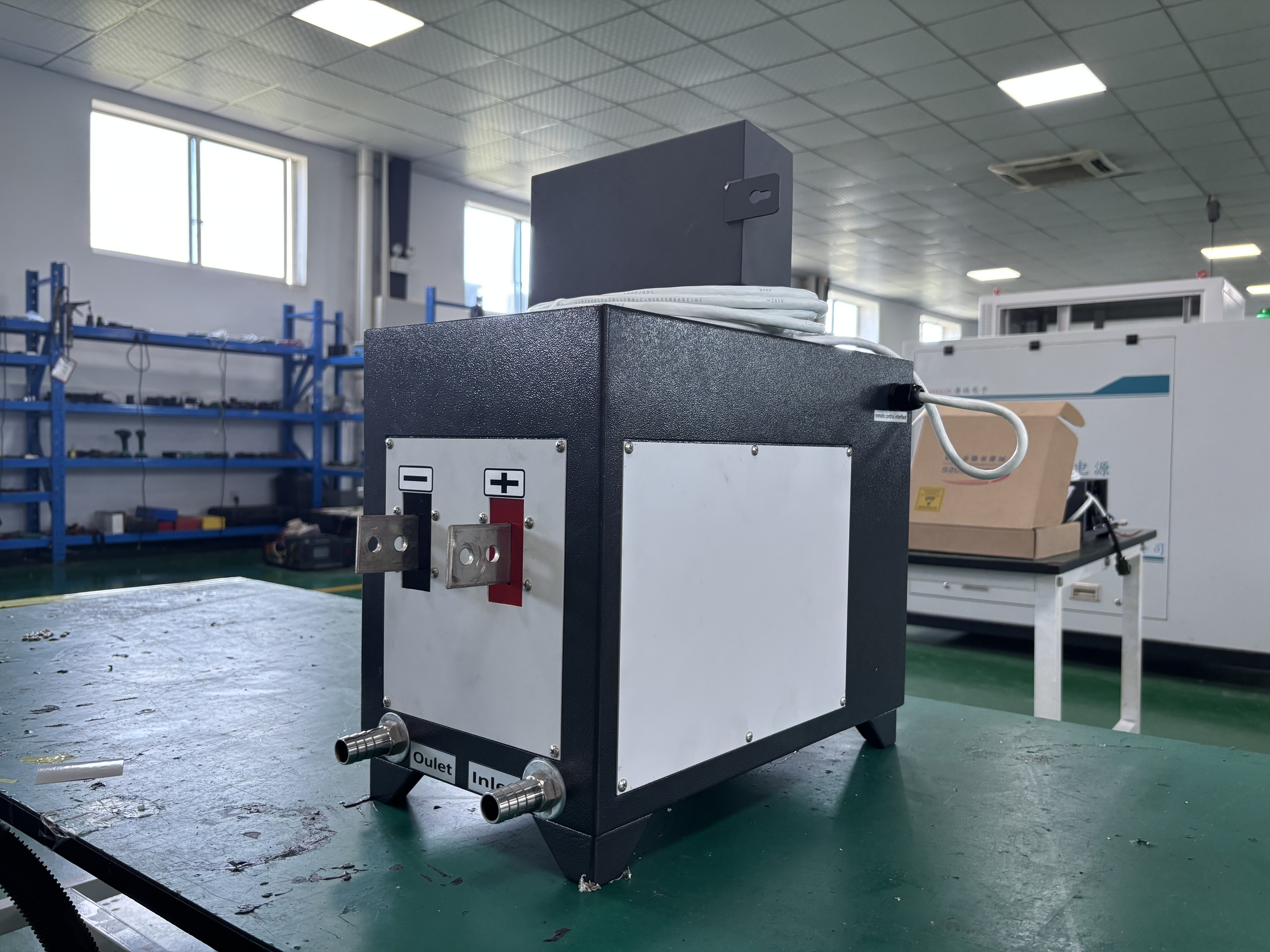 12V 500A Low Ripple Rectifier for Precision Electroplating with Full Water Cooling