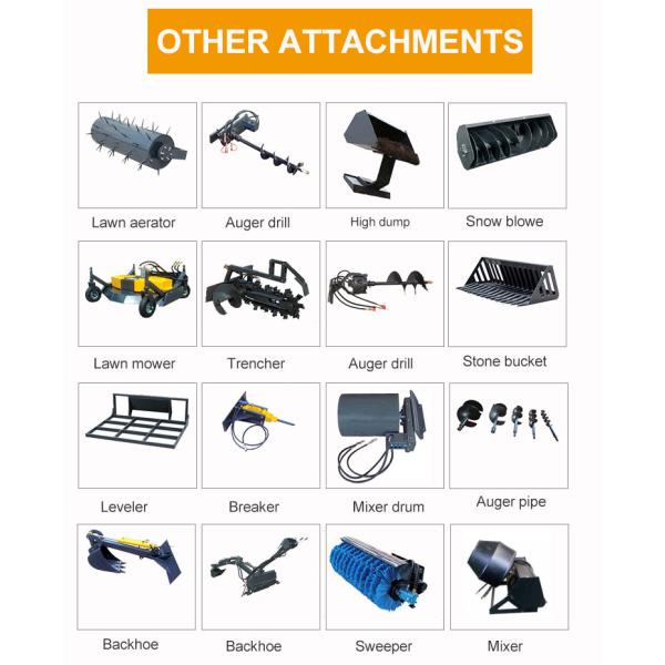 Small-Scale Farming YF380 Track Skid Steer Loader Mini Loader Moving Type Wheel Loader