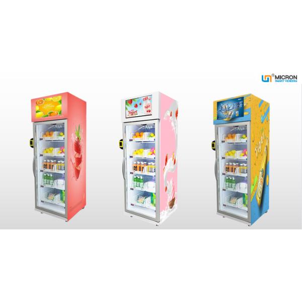 Fresh Fruit Vegetable Farm Produce Vending Machine With Cooling System Touch Screen