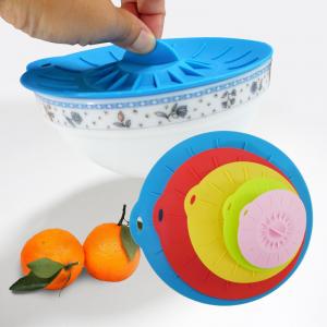 China Reusable Keeping Fresh Wrap Seal Bowl Stretch Lids Silicone Sealed Food Preservation Cover on sale