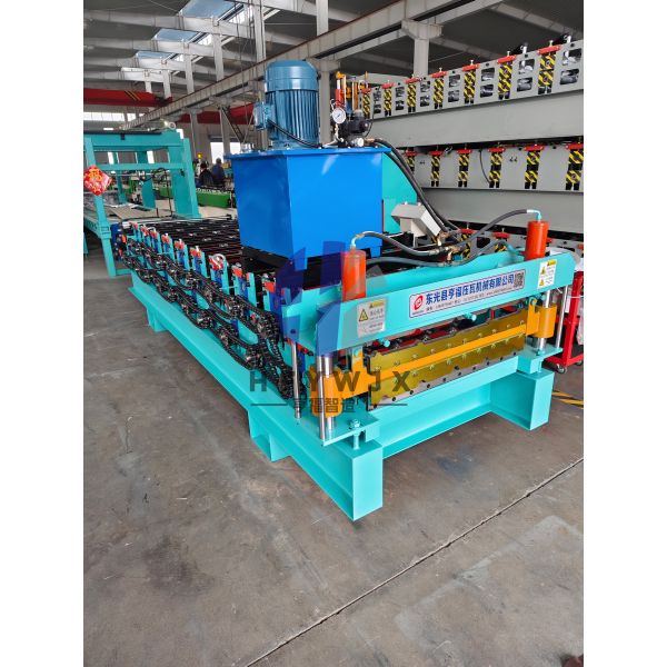 Hydraulic Shearing Double Layer Roll Forming Machine With PLC Control System