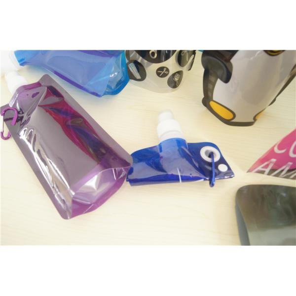 Reusable Plastic Food Spout Pouch / Drinking Water Plastic Liquid Pouch Packaging