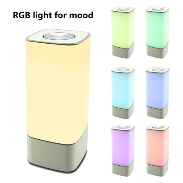 Sync Controlled Table LED Night Lamp 5V / 2A No Stroboscopic With USB Ports