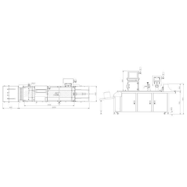 CVI 460-VD Cartons Visual Inspection Machine Inkjet Printer Laser Marking Machine