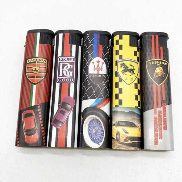 Portable Plastic Lighter Five Colors Disposable Refillable Windproof Lighter Encendedor