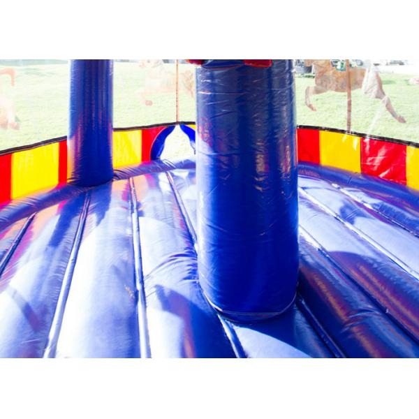 Commercial Inflatable Carousel Bounce House For Backyard 6 * 6m